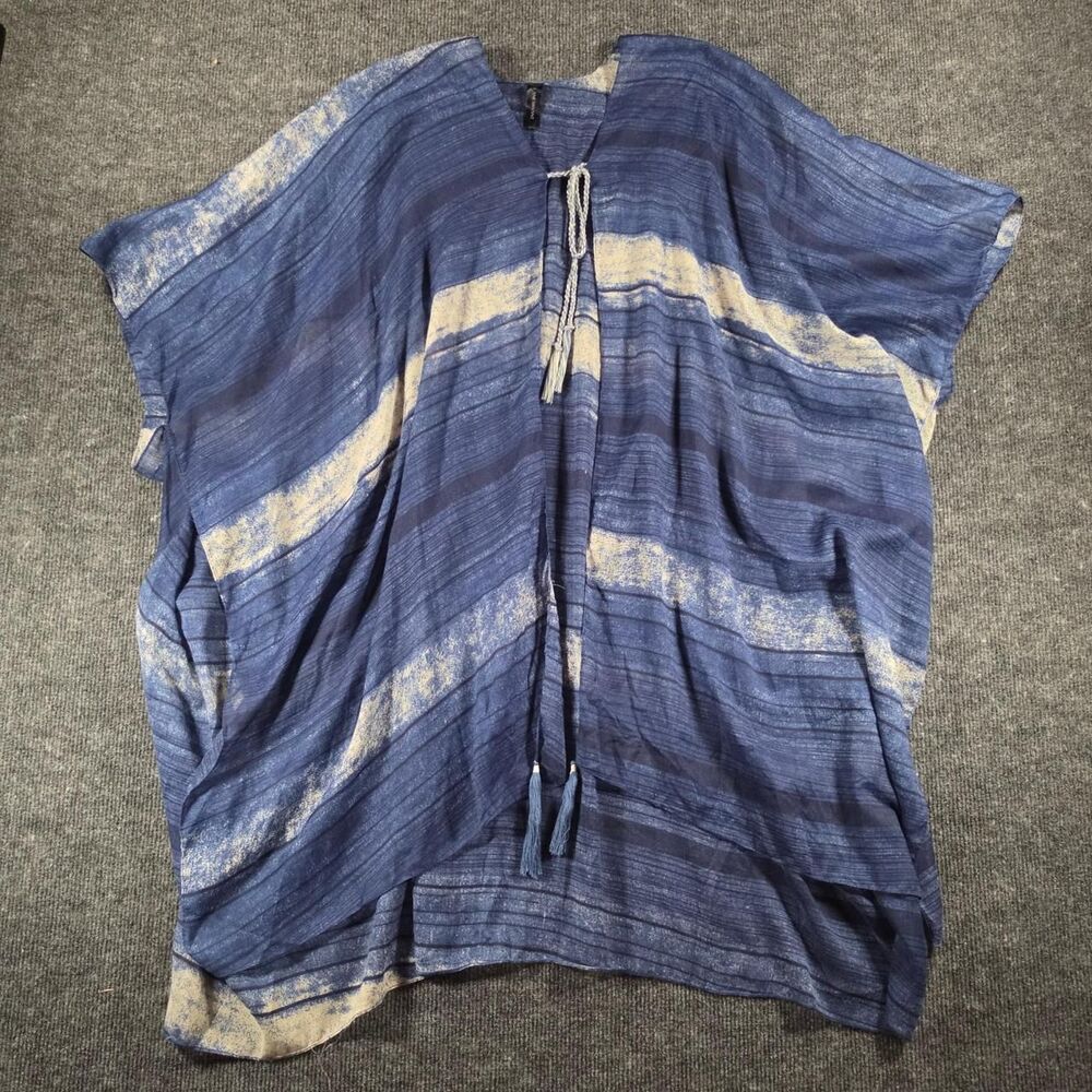 Lane-bryant Women's Blue and Navy Top